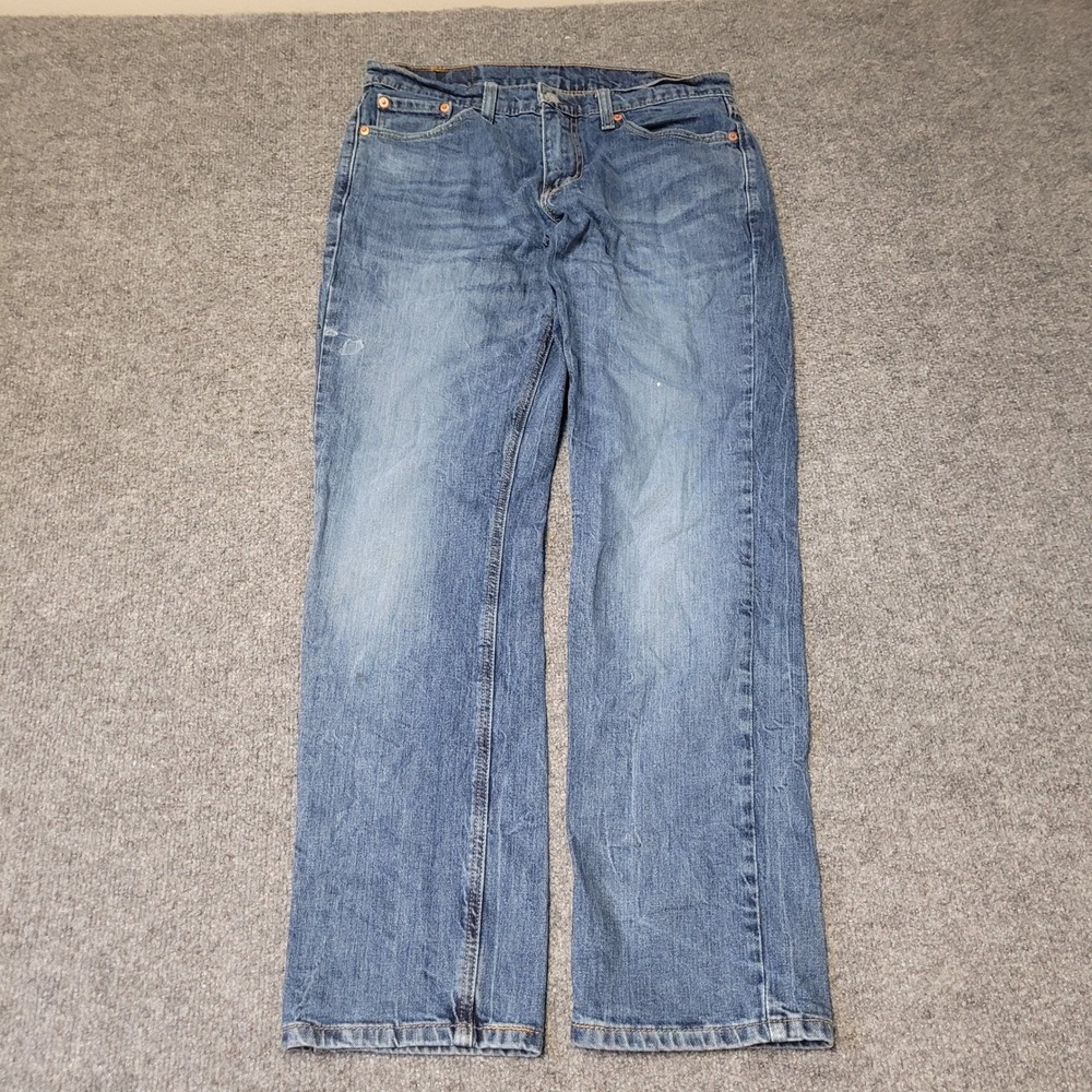 Levi's Jeans Mens Size 34 Blue Straight Fit Stretch Casual Denim 514